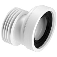 McAlpine 110mm x 20mm Rigid Offset WC Connector