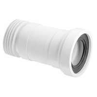 McAlpine 110mm Long Flexible WC Connector - WC-F26R