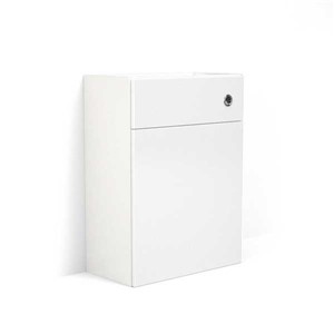 Inspirations 500mm Reduced Full Height Toilet Unit White Gloss  Carcass Only