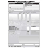 Regin REGP50 Gas Safety Inspection Report Pad