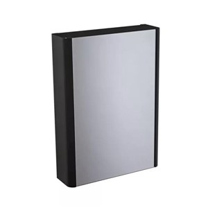 Sensations Corfe Single Door Mirrored Cabinet - Anthracite