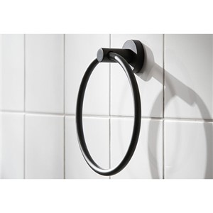 Sensations Bond Towel Ring Black