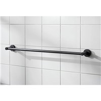 Sensations Bond 645mm Single Towel Rail Black